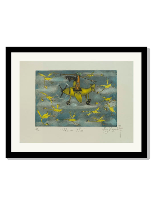 "Volando Alto" Patos amarillos