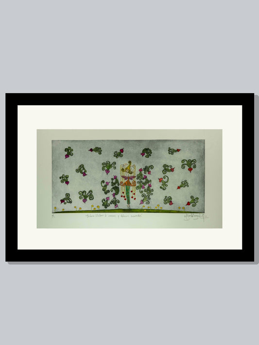 Bailarina titiritera de corazones y medusas susurrantes