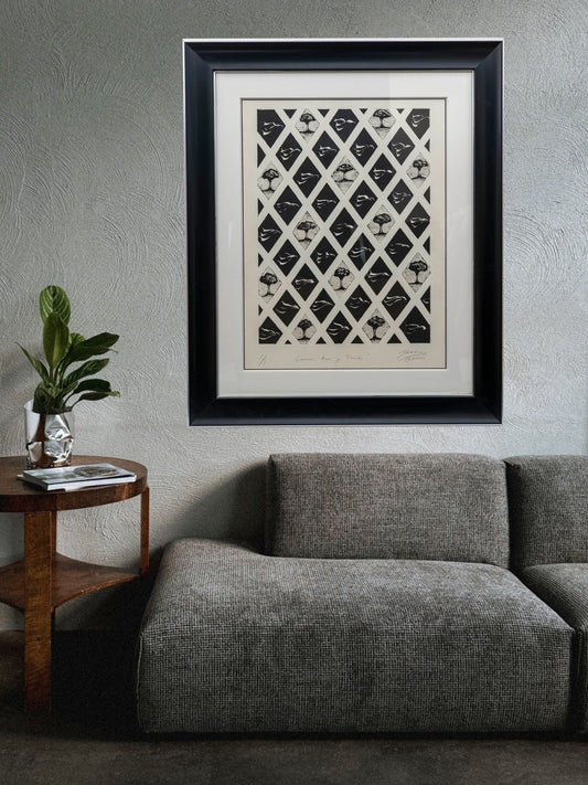 "Caminos aves y frondas"