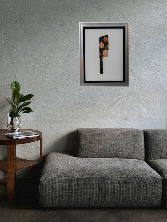 "Hacha con flores Nº12"