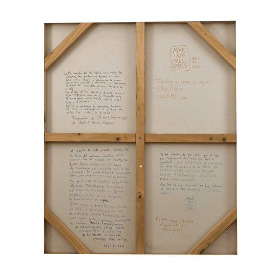 "La luz es como el agua"