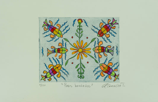 "Peces bordados"