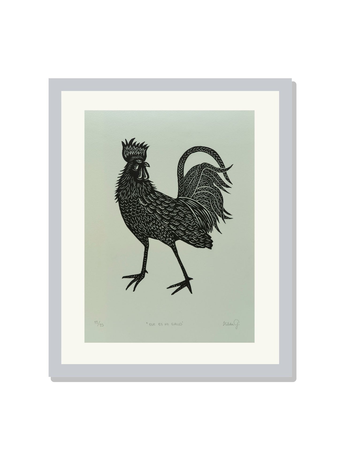 "Ese es mi gallo"