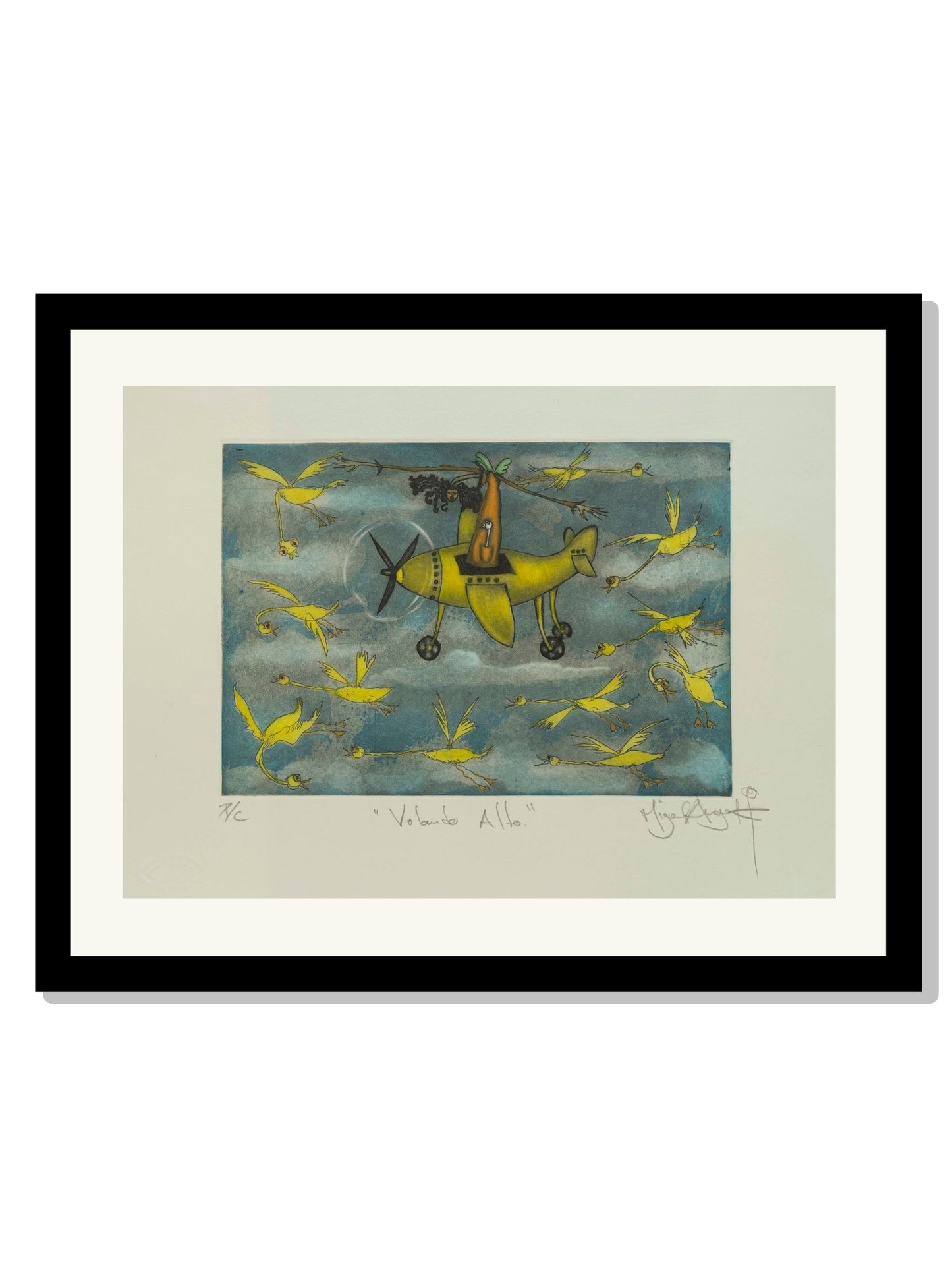 "Volando Alto" Patos amarillos