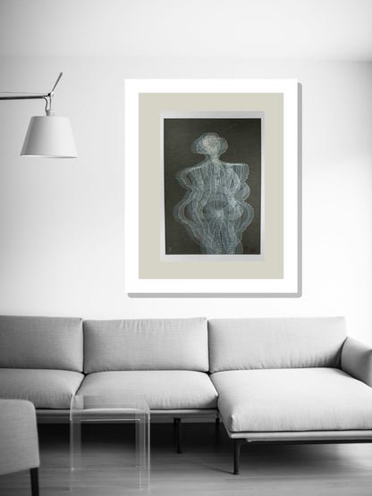"La venus de lausel" color negro