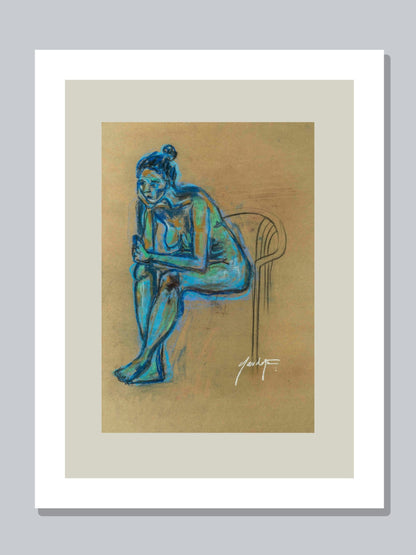 "Mujer azul"