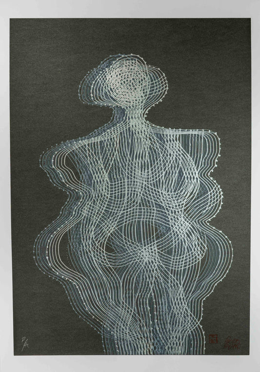 "La venus de lausel" color negro