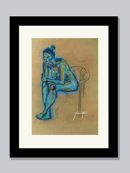 "Mujer azul"