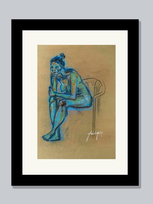 "Mujer azul"