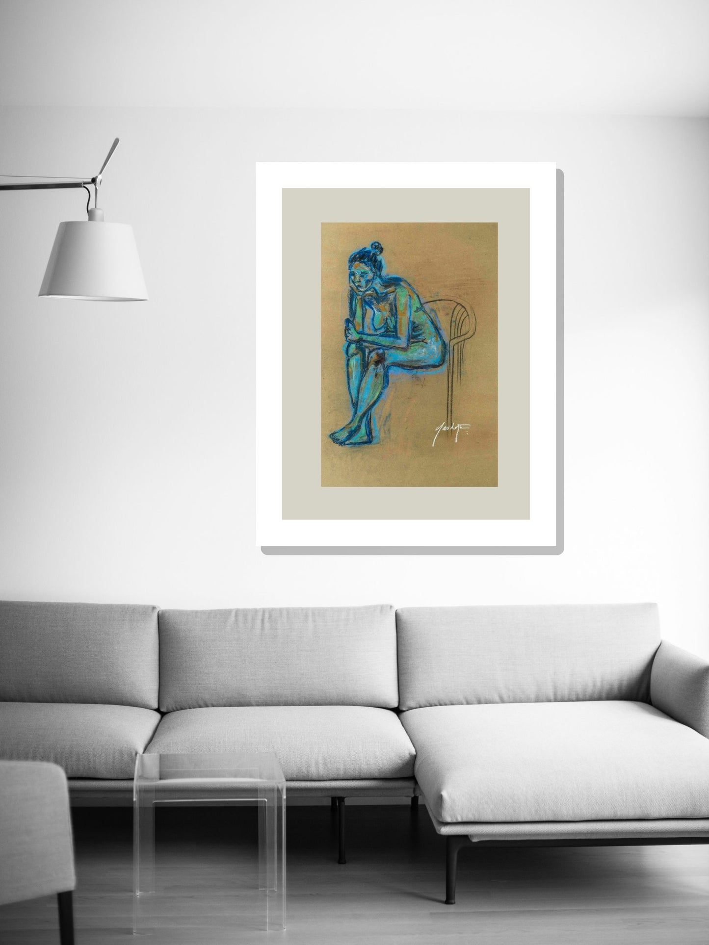 "Mujer azul"