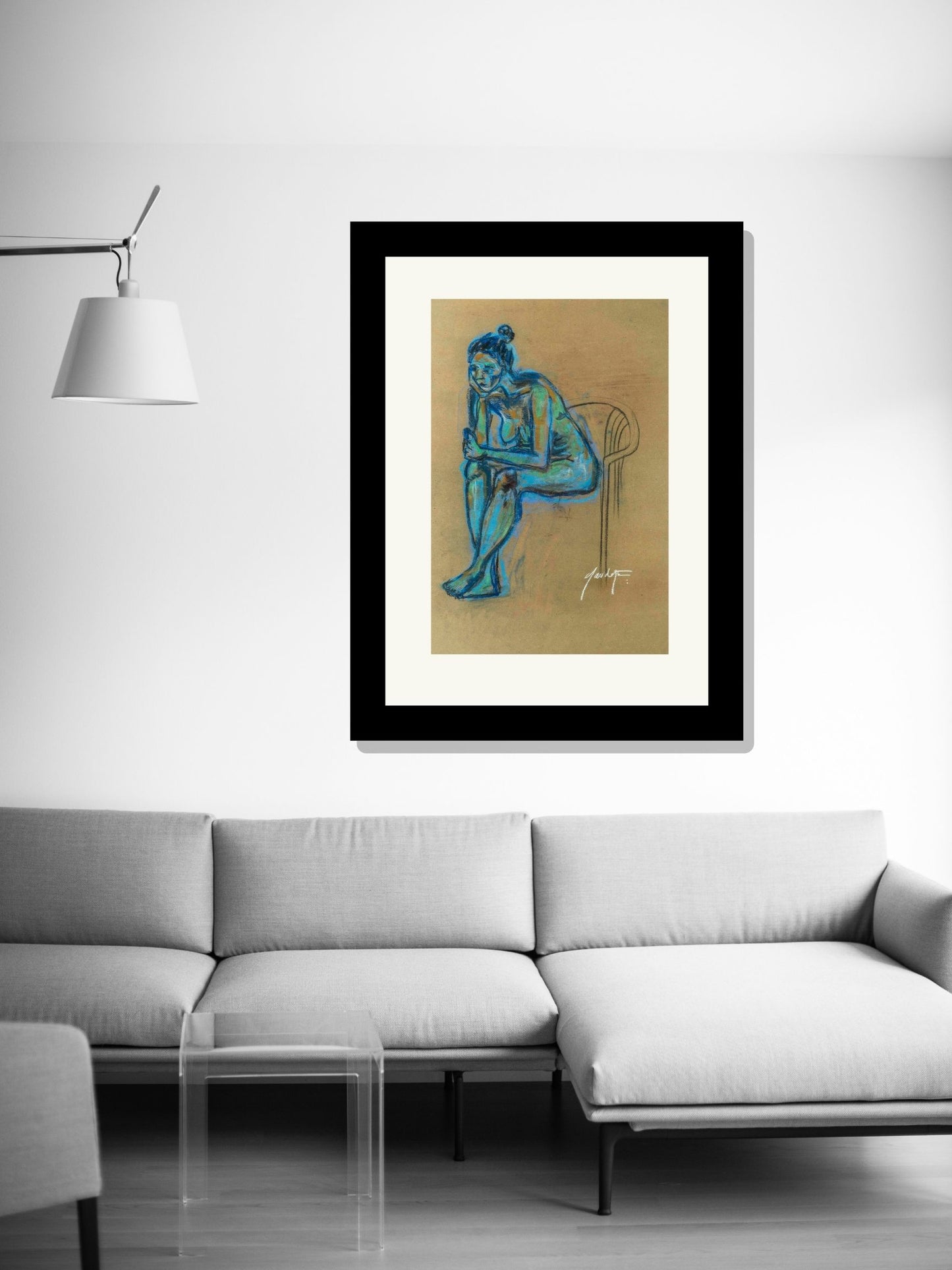 "Mujer azul"